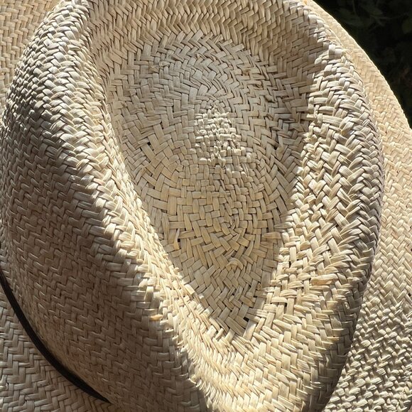 Will & Bear Rider Bone | White Palm Straw Hat - Picture 2 of 8